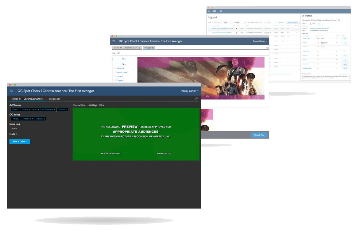 Disney MoviesAnywhere QC Screening Room dashboard thumbnail